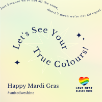 Mardi Rainbow  Instagram Post Image Preview