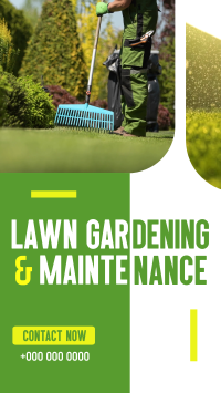 Neat Lawn Maintenance Instagram Story