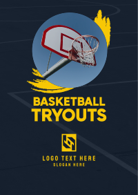 Basketball Tryouts Flyer