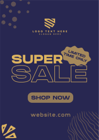 Modern Super Sale Flyer Design