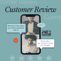 Customer Feedback Instagram Post Design