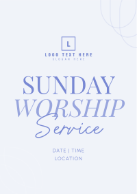 Worship Livestream Flyer