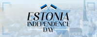 Majestic Estonia Independence Day Facebook Cover