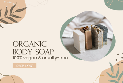 Organic Body Soap Pinterest Cover Image Preview