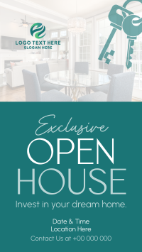 Elegant Open House Instagram Story