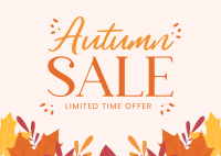 Autumn Limited Offer Postcard