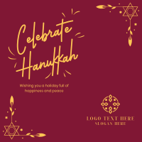 Hannukkah Holiday Instagram Post