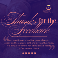 Bread and Pastry Feedback Instagram Post Image Preview