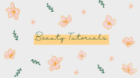 Pattern Of Flowers YouTube Banner