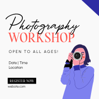 Photography Workshop for All Instagram Post