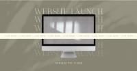 Minimalist Website Launch Facebook Ad