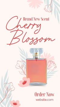 Elegant Flowery Perfume Facebook Story