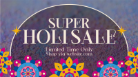 Holi Sale Patterns Facebook Event Cover