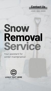 Snow Removal Assistant Instagram Reel Image Preview