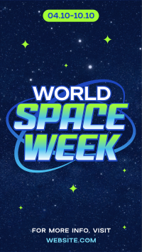 Y2K Space Week Facebook Story