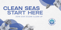 World Ocean Day Clean Up Drive Twitter Post