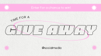 Giveaway Time Facebook Event Cover Design