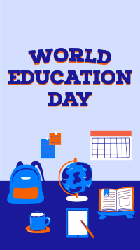 World Education Day Facebook Story