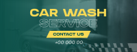 Professional Car Wash Service Facebook Cover