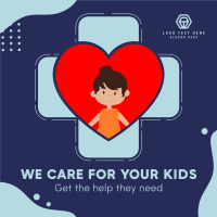 Care for your kids Instagram Post