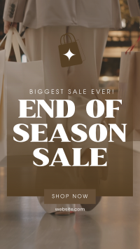 End of Season Shopping Video