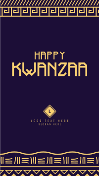 Kwanzaa Engraving Facebook Story