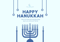 Hanukkah Festival  Postcard