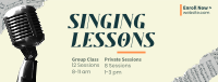 Singing Lessons Facebook Cover