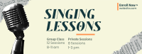 Singing Lessons Facebook Cover Image Preview