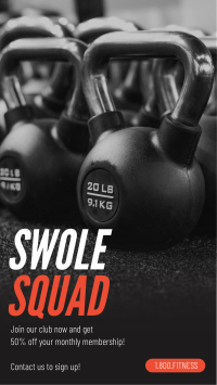 Swole Squad Facebook Story