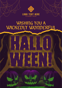 Halloween Greeting Poster