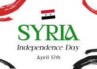 Syria Day Postcard