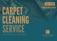 Carpet and Upholstery Maintenance Postcard Image Preview