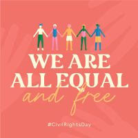 Civilians' Equality Instagram Post Design