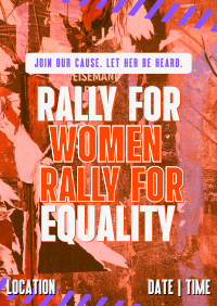 Women's Equality Rally Poster