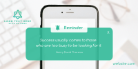 Business Quote Phone Reminder Twitter Post