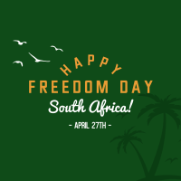 South Africa Freedom Linkedin Post