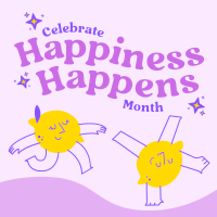 Celebrate Happiness Month Instagram Post Image Preview