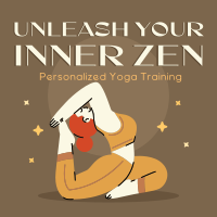 Quirky Yoga Unleash Your Inner Zen Instagram Post