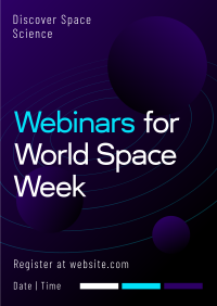 Space Week Webinar Poster