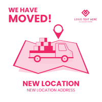 New Location Announcement Instagram Post Design