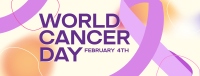 Gradient World Cancer Day Facebook Cover