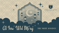 Al Isra wal Mi'raj Greeting Animation