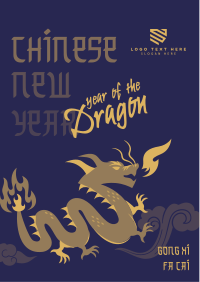 Playful Chinese Dragon Flyer