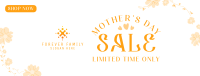 Mom's Flower Wreath Sale Facebook Cover Image Preview