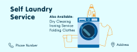 Self Laundry Cleaning Facebook Cover
