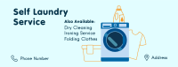 Self Laundry Cleaning Facebook Cover Image Preview