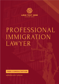 Immigration Lawyer Flyer