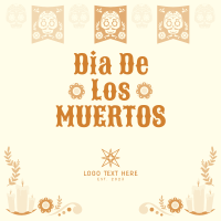 Papel Picado Instagram Post Design