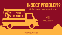 Pest Control Truck Facebook Event Cover